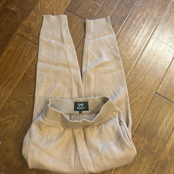 Ellandemm knit camel joggers small - Picture 2 of 2